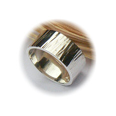stortbui Typisch voor de helft Zilveren ring breed 62129 – Flamenco Sieraden