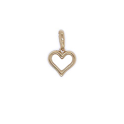 Echt gouden hanger hart